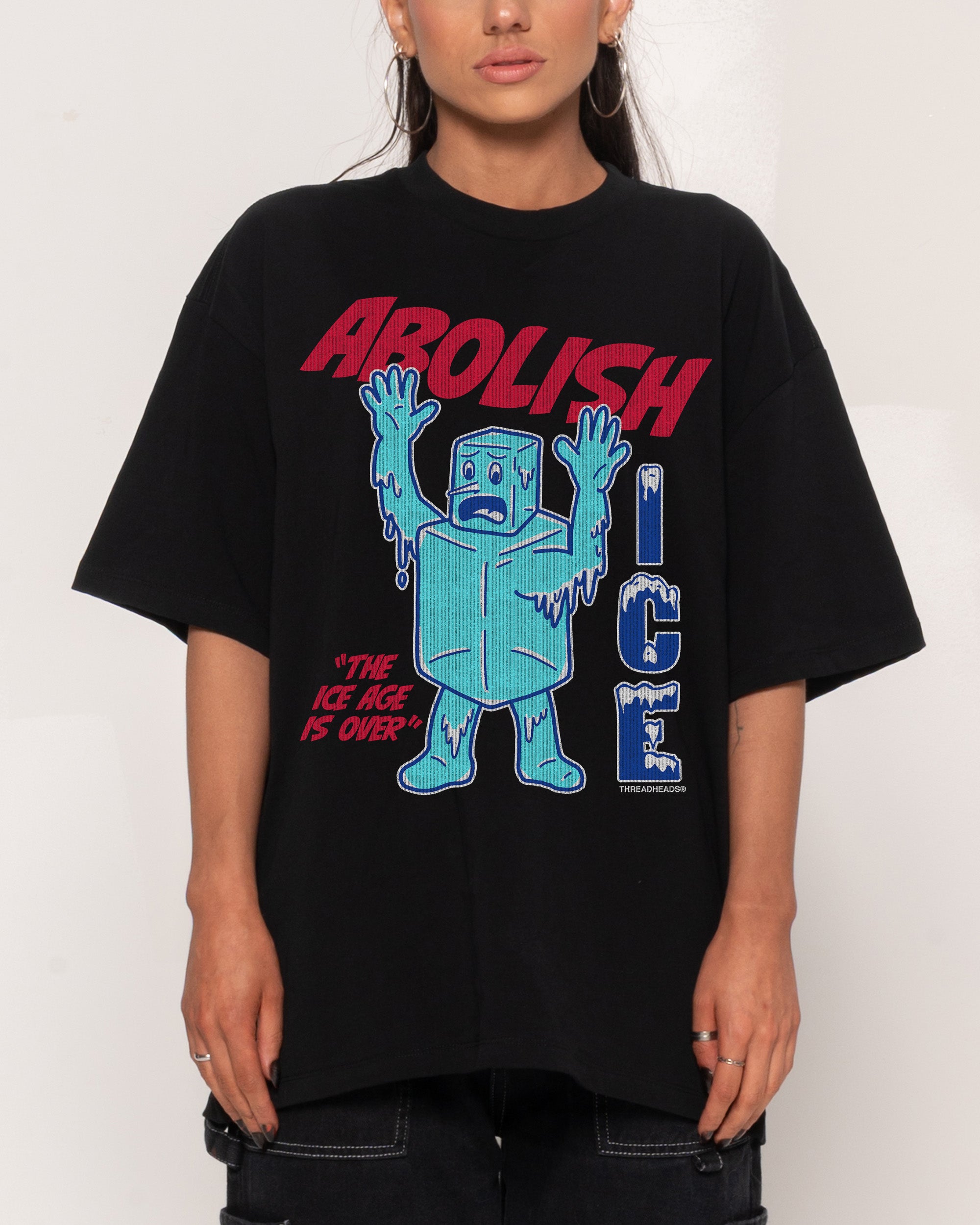 Abolish ICE Oversized Tee