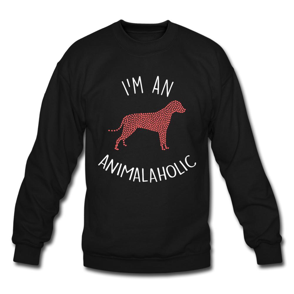 I'm an animalaholic Crewneck Sweatshirt