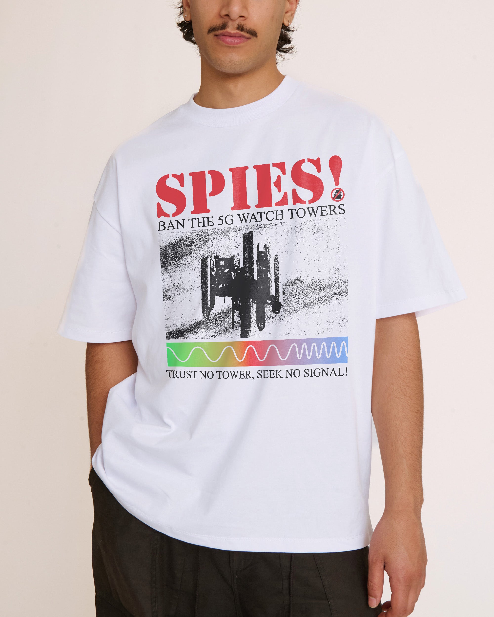 Seek No Signal Oversized Tee