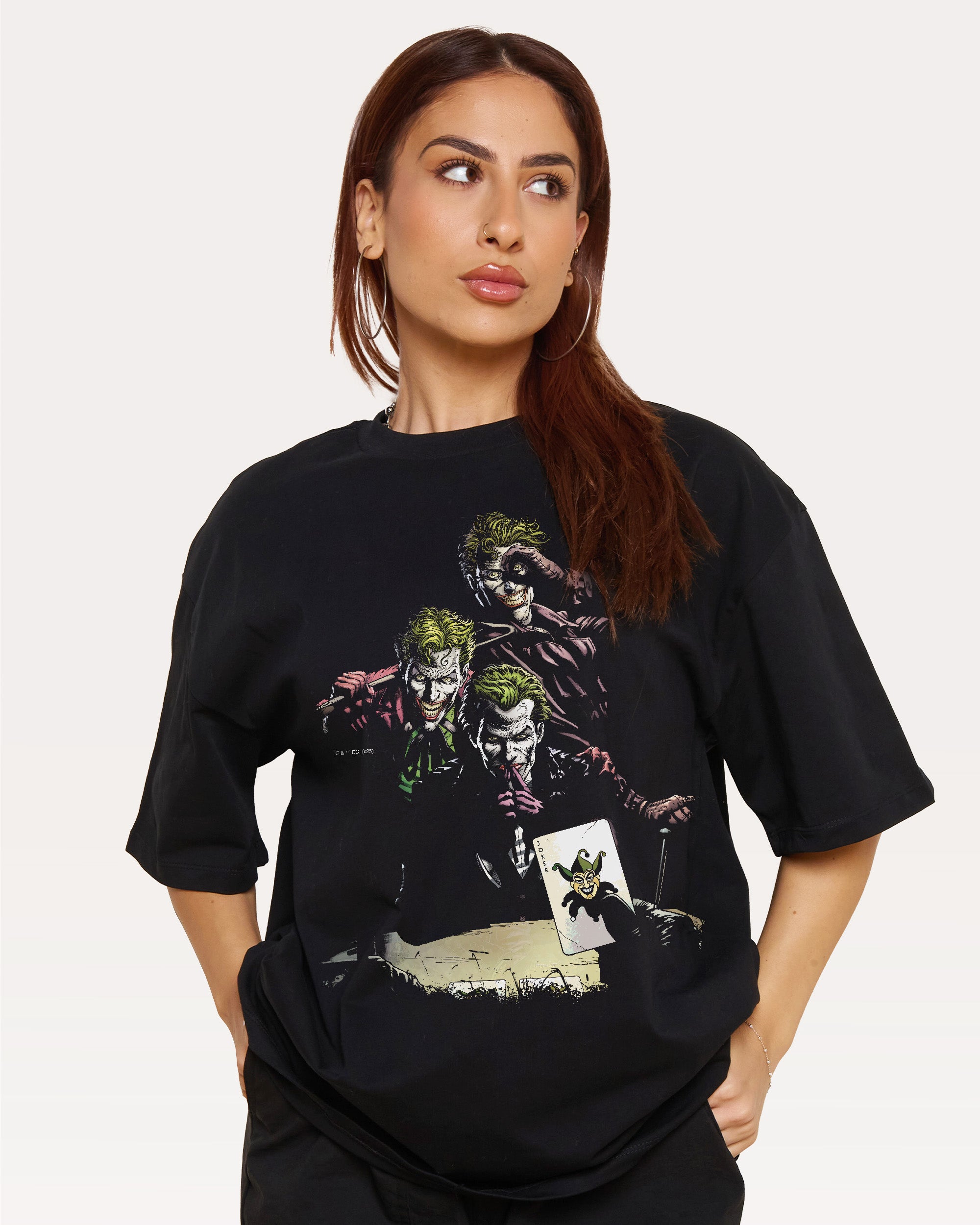 The Joker Compilation Oversized Tee