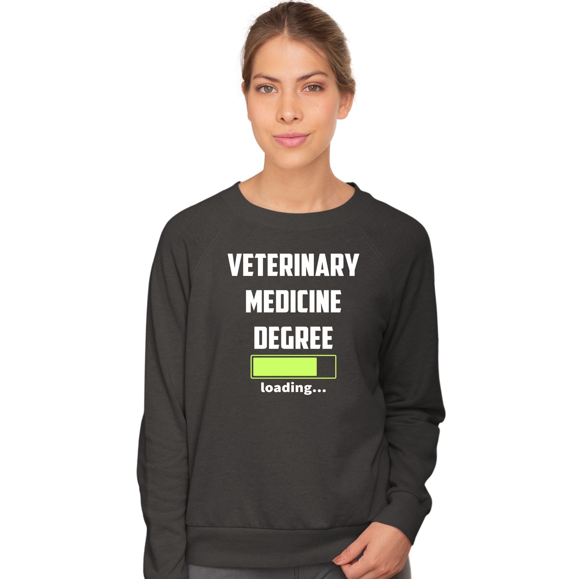 Veterinary medicine degree loading Crewneck Sweatshirt